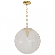 Brass pendant ceiling fixture 